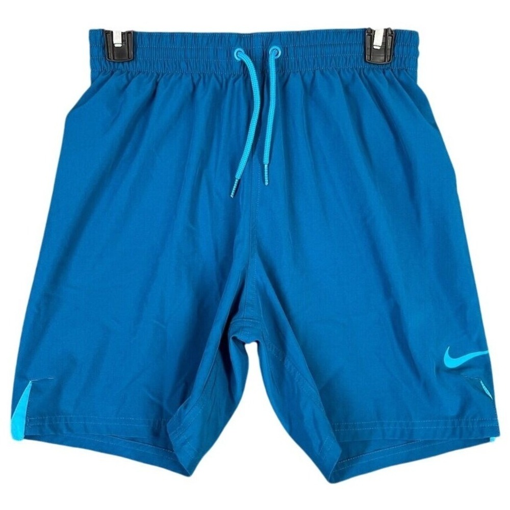 Nike Boys S Board Shorts Swim Athletic Drawstring Mesh Lined Y2K Sport Outdoor